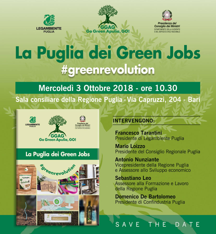 La Puglia dei Green Jobs