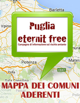 Puglia Eternit Free - Mappa dei Comuni