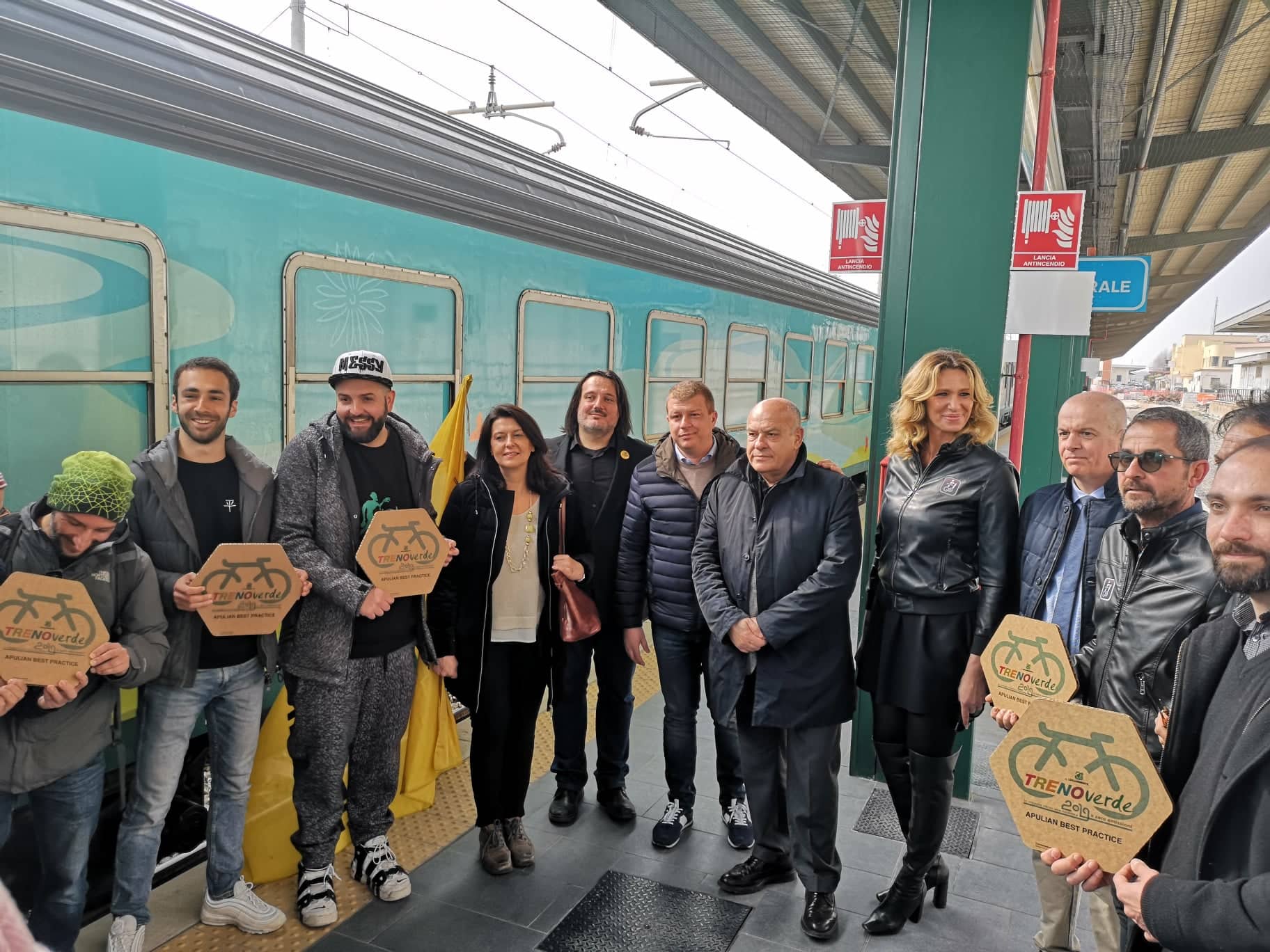 Il Treno Verde di Legambiente e Ferrovie dello Stato Italiane a Bari